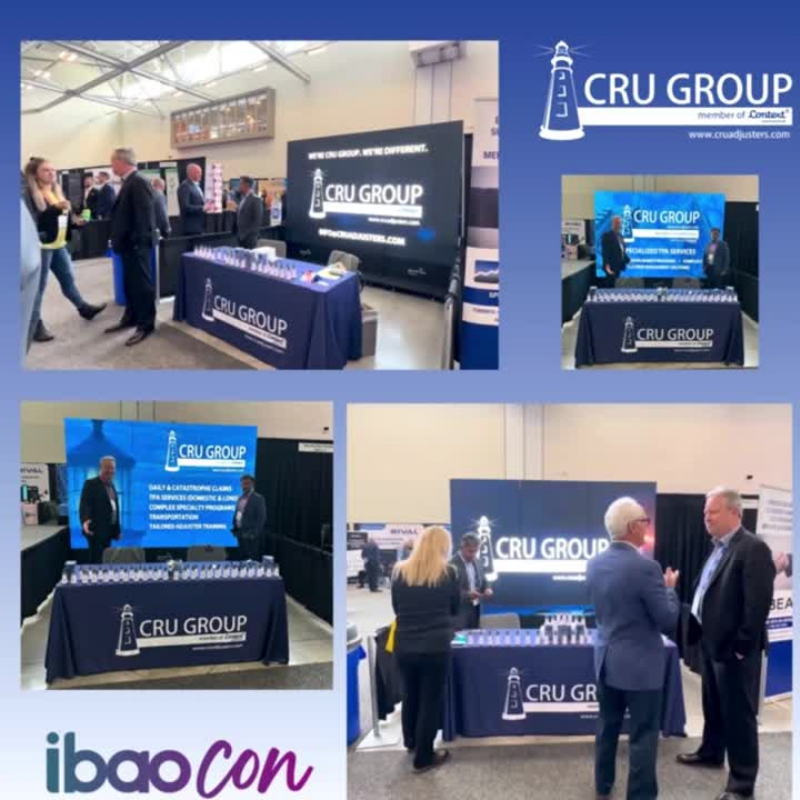 CRU Group Trade Show Booth