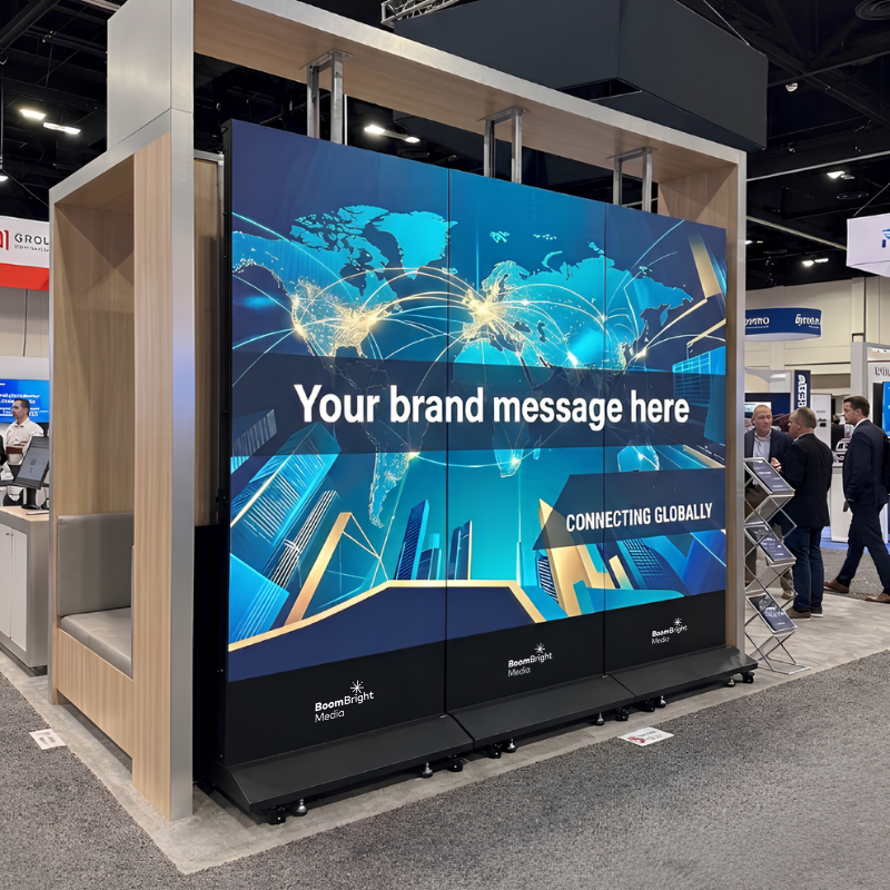foldable LED trade show display